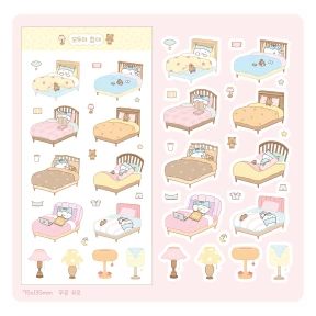 🛌 모두의 침대 스티커 🧸