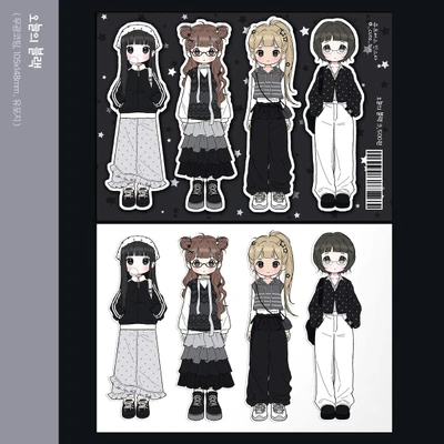 큐트버스 스티커 9종 (20~28번)