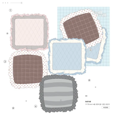 [칼리] Frill Frill 모조지 팩