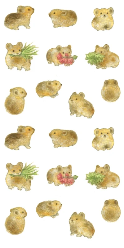 새앙토끼 스티커