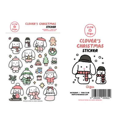 🎄Clover’s Christmas sticker