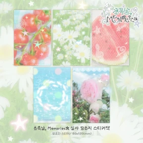 초록날, Memories☆ 실사 모조지 스티커팩
