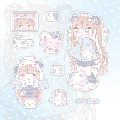 [엉뚱발랄 판다 천사 - !] 🐼 씰스티커