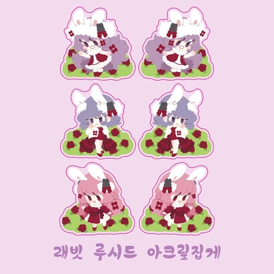 래빗 루시드 아크릴 집게