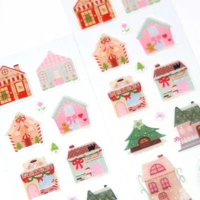 (데코네버다이)Cozy cottage epoxy sticker