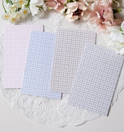 포근 체크 떡메 4종 set