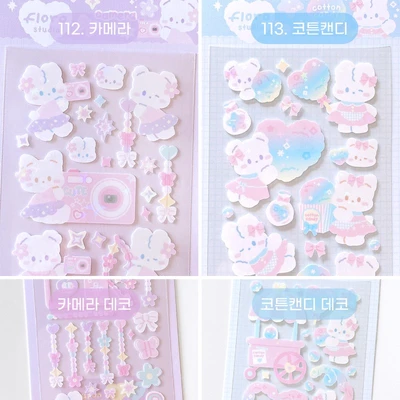 112. 카메라&데코 / 113. 코튼캔디&데코