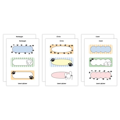 꼬순내 Label sticker pack