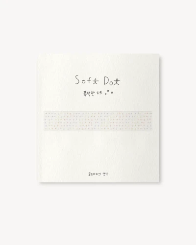 ⚪️ 폭닥한 도트 마스킹 테이프 Soft dot Masking tape