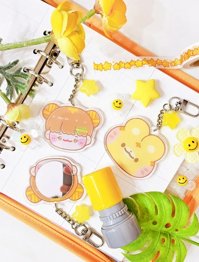 랑이, 소녀 랑이 아크릴 거울 키링