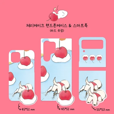 체리케이크 핸드폰케이스 & 스마트톡 세트