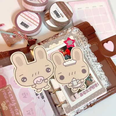 이치우사 / 모카우사 조각스티커