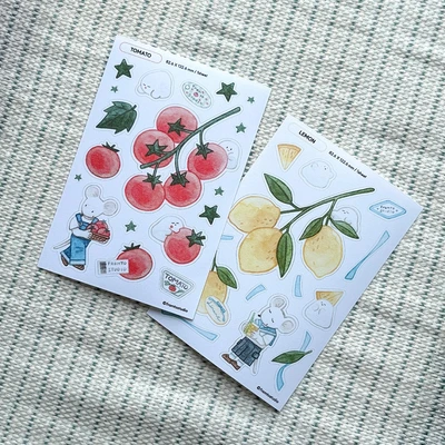 Tomato, Lemon 씰스티커