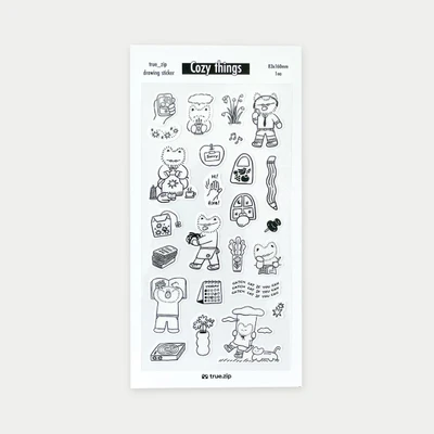(cozy things) 드로잉 스티커