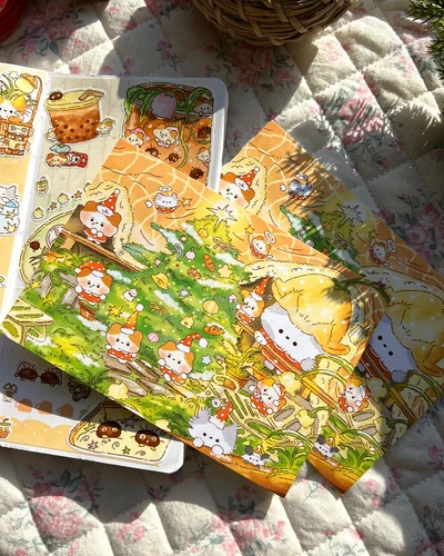 🎄고양이시선크리스마스 엽서(품절)
