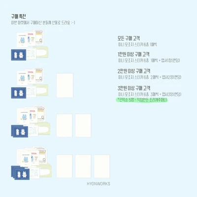 횬웍스 7월마켓 특전