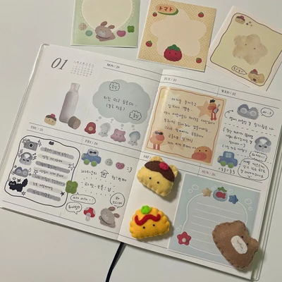펠트 사각 모조지팩 (♡ˊ͈ ꒳ ˋ͈)