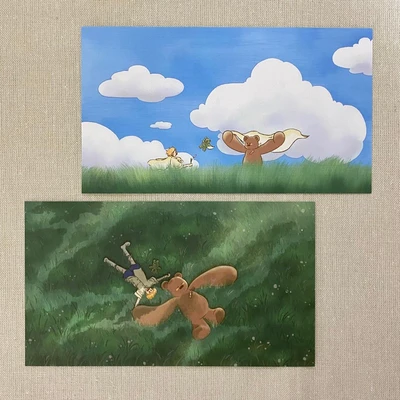 (5월) 숲으로🌿 / 구름 따라☁️ 엽서(미니 포스터)