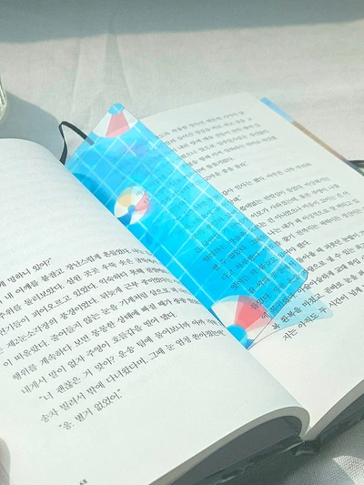 수영장 반투명 책갈피