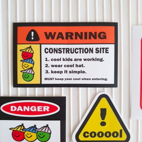 COOL KID WARNING 스티커팩
