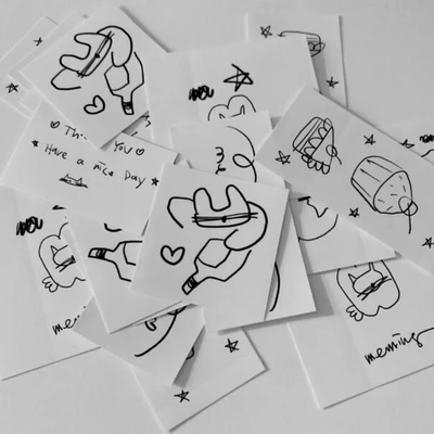14 piece stickers - !!