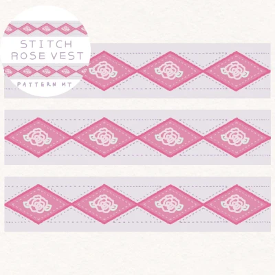 stitch rose vest MT (12mm)
