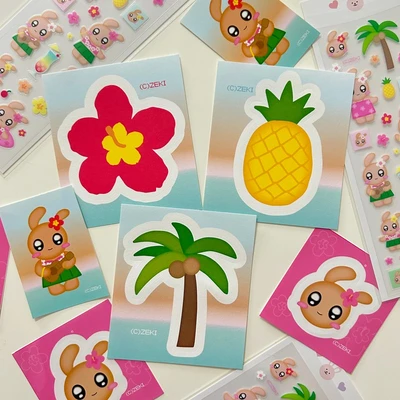 ˗ˏˋയSale✩ 하와이 모조지 스티커 세트(모조지)