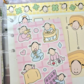꼬꼬마 보탱이 씰스티커