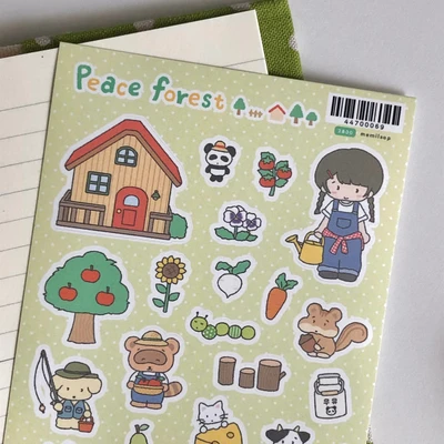 *할인* 피스 포레스트 스티커