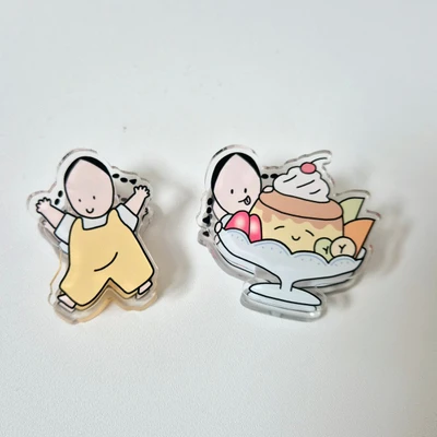 보탱이 아크릴집게 2종