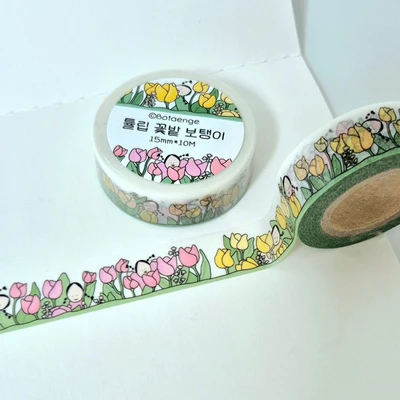 튤립꽃밭보탱이 마스킹테이프