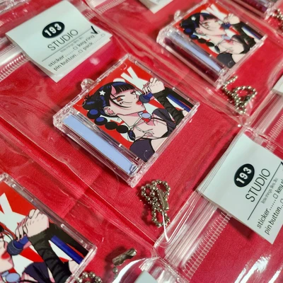 미니 CD 키링