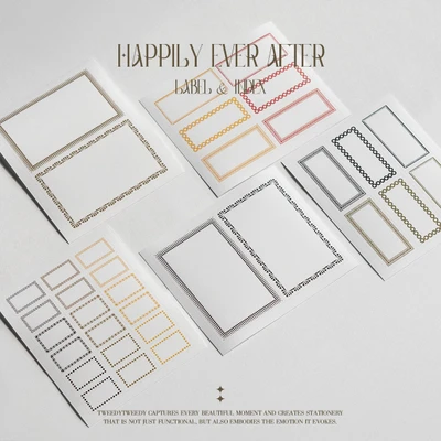 HAPPILY EVER AFTER - LABEL & INDEX (견출지 스티커)