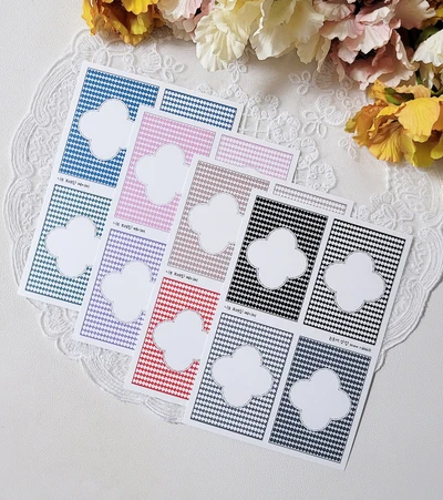 니트 프레임 페이퍼 4종 set