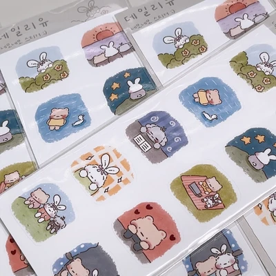 네모네모 스티커
