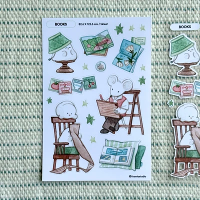 Books 씰스티커