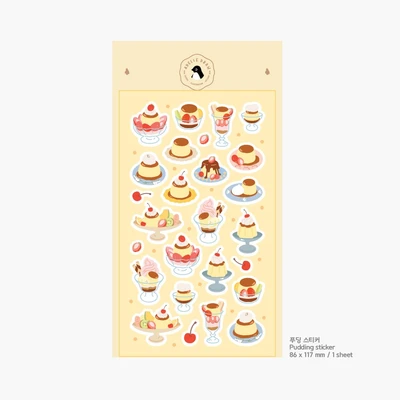 푸딩 스티커