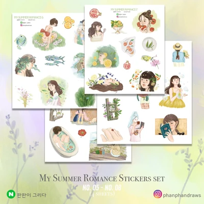 [할인] MY SUMMER ROMANCE 5~8 세트 (총4가지 디자인)