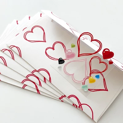 Heart paper bag