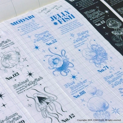 (Tape) Vintage jellyfish masking tape