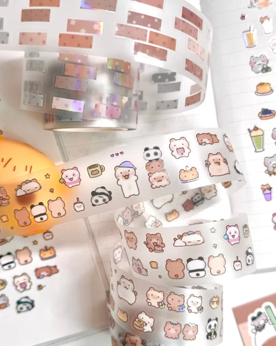 🤎 3D오로라박 하찮은 곰돌즈 키스컷 🐻