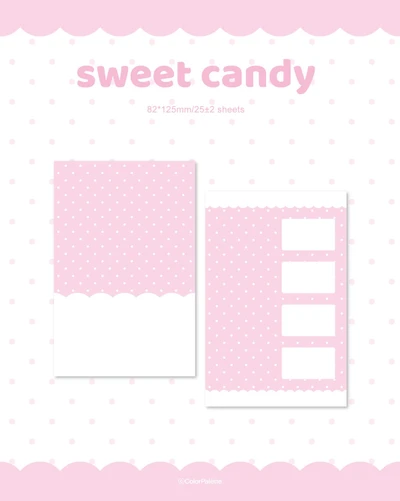 (품절)Sweet Candy A7 다이어리 속지