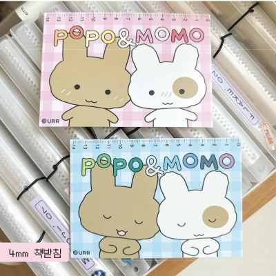 모모&포포 책받침