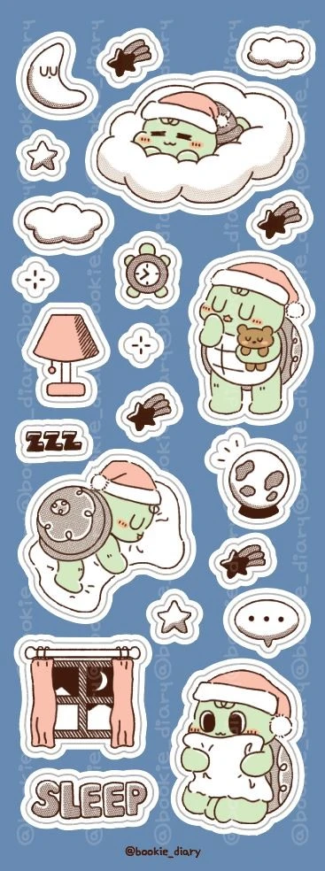 [스티커]자러 갈 시간이야