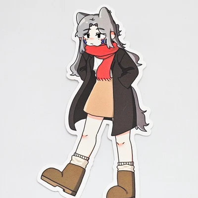 겨울 알파벳 리무버블 조각스티커🧣