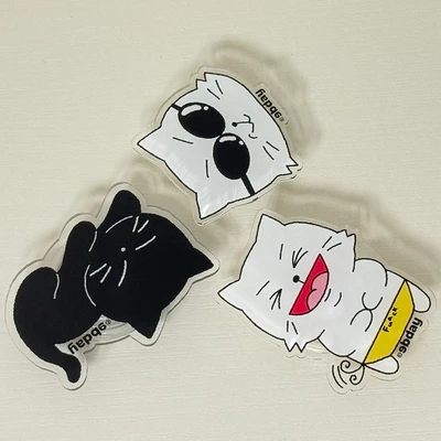 고양이 캐릭터 그립톡 3종 