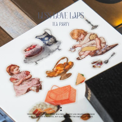 LESS LOVE LABS - TEA PARTY (씰스티커)