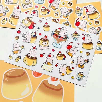 푸딩과 토둥이 유테스티커