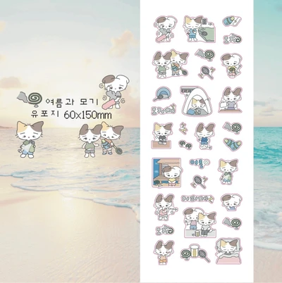 [굿바이 마켓] 여름과 모기 씰스티커 
