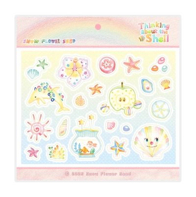 [눈꽃씨 스티커]_Thinking about the shell